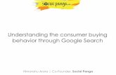 Understanding The Consumer Buying Behavior Through Google Search