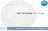 BANGSAMORO BASIC LAW