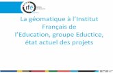 La géomatique en classe (projets IFE-ENS Lyon) Decryptageo 2014