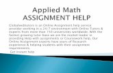 Applied math assignment help