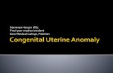 Congenital uterine anomaly