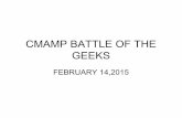 Cmamp battle of the geeks 2