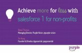 Purple vision   salesforce 1 for non profits (slideshare vid)