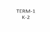 Term 1 slide share for k2