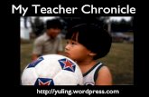 My Teacher Chronicle 1