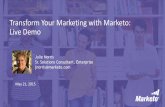 Live Demo: Transform Your Marketing with Marketo