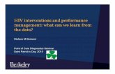 March 17 2015 PoCDx Seminar - Stefano Bertozzi - HIV Prevention Interventions & Performance Management: What Can We Learn From the Data