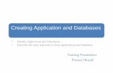 Hyperion Essbase application and database creation steps