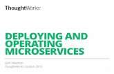 Deploying & operating microservices