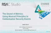 The Sound of Metrics: Using Musical Principles to Contextualize Security Events