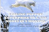 Puppet Camp New York 2015: Puppet Enterprise Scaling Lessons Learned (Intermediate)