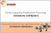 KITARON Finite Capacity Production Planning system