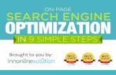 On-Page Search Engine Optimization in 9 Simple Steps