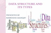 Data structure & its types
