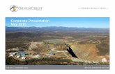 SilverCrest Mines | Corporate Presentation | May 2015