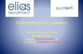 Social media for lawyers by Jason Elias eliasrecruitment.com and bulletpoints.com.au