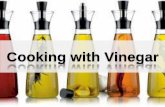 Cooking with vinegar