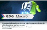 Android: Aplicações de Alto Impacto - GDG Maceió