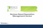 Reviews Based Reputation Management Service
