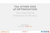 #RIMC15 - The Other Side of Optimisation: Improving Internal Productivity & Efficiency