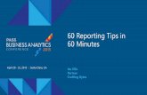 SQL PASS BAC - 60 reporting tips in 60 minutes