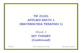 Matematika terapan week 3. set