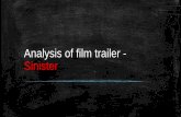 Analysis of film trailer   sinister