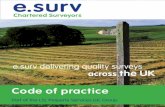 E.Surv - Chartered Surveyors - Code of Practice