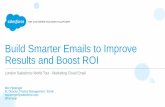 Build smarter emails to improve results and boost ROI
