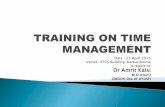 Utcs time management training 23 april 2015