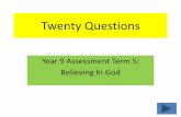 Twenty Questions Revision for Edxcel Religious Studies: Believing In God