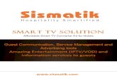 Sismatik Smart TV For Hospitality : Upgrade your existing TV to Smart TV