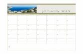 2015 Adriatic Road Trip Monthly Calendar