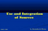 Use and Integration of Sources