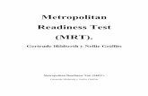 Metropolitan readiness test