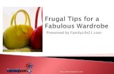 Frugal fashion Tips To Make Your Wardrobe Fabulous Without Spending a Lot of Money