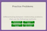 Non parametric relationship - practice problems