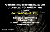 Gaming and machinima at the crossroads of gender
