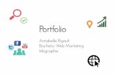 Portfolio web design bachelor web marketing  Annabelle Rigault