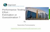 T19   performance testing effort - estimation or guesstimation revised