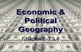 2.3.3,4 economic and political geography