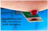 Qualifying for health insurane with Diabetes Insurance