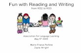 Fun with reading and writing  from KS2 to KS3