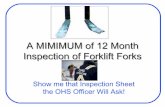 Fork inspections