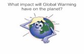 Impact Of Global Warming