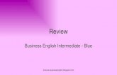Business Intermediate Blue Review