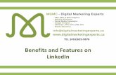 Benefits and Features on linkedIn