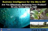 Rietta Business Intelligence for the MicroISV