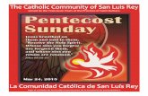 Bulletin for Pentecost Sunday 5-24-2015