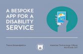Edtech Presentation- Creating a bespoke app for a Disability Service